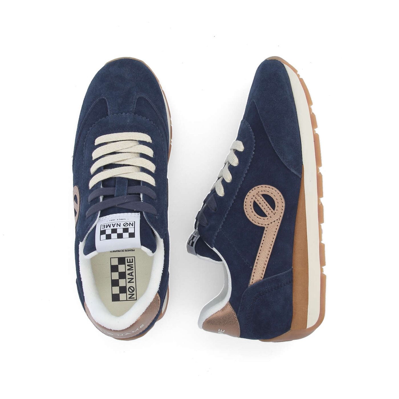 CITY RUN JOGGER W - SUEDE - BLEU MARINE